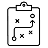 Market-led strategy icon